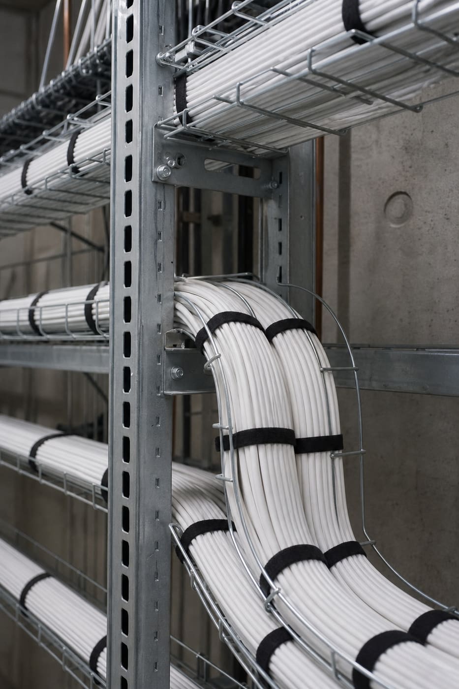 Overflow team support for an established cabling contractor
